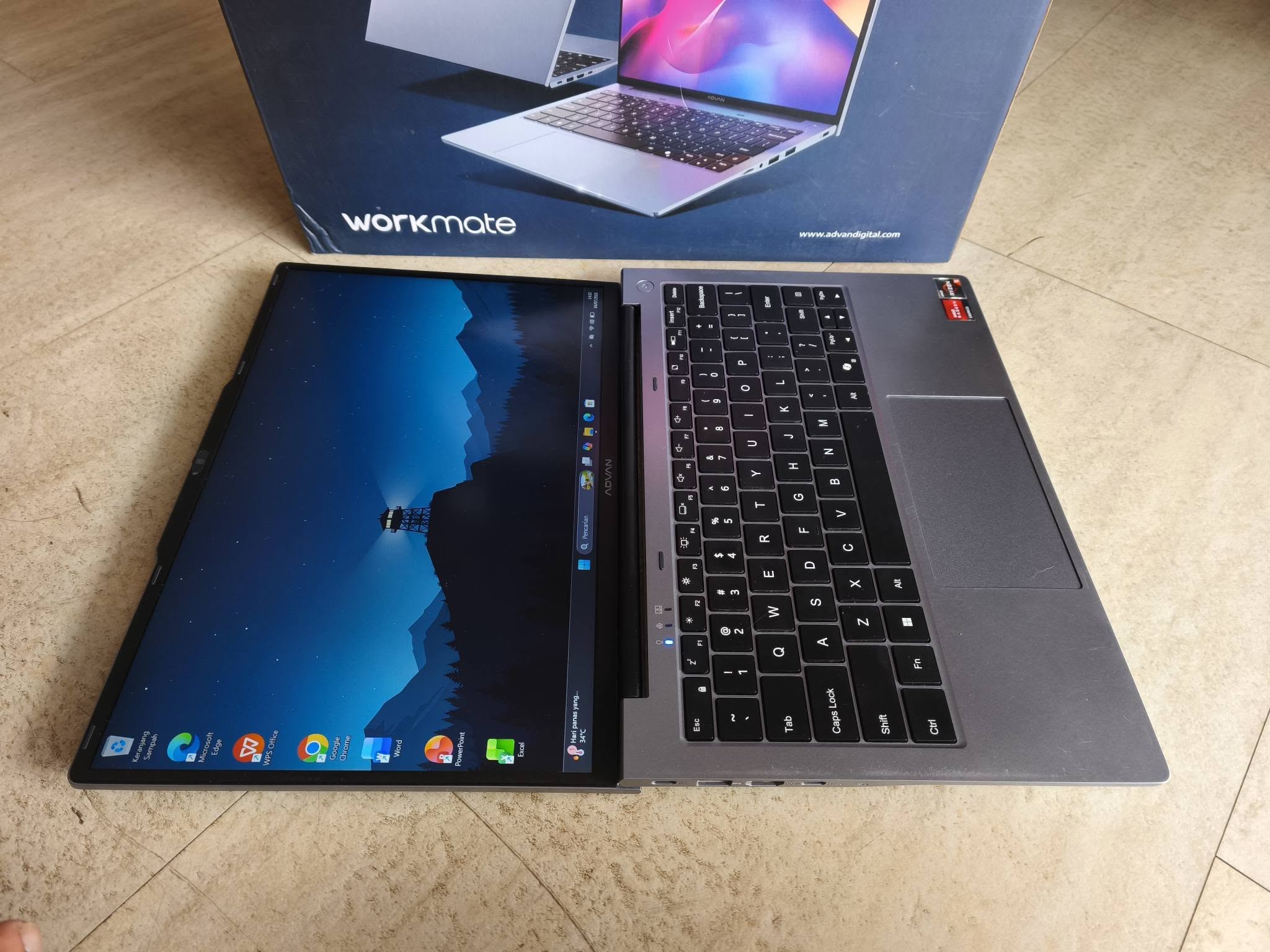 JUAL CEPAT LAPTOP ADVAN WORKMATE – MASIH GARANSI! 🔥