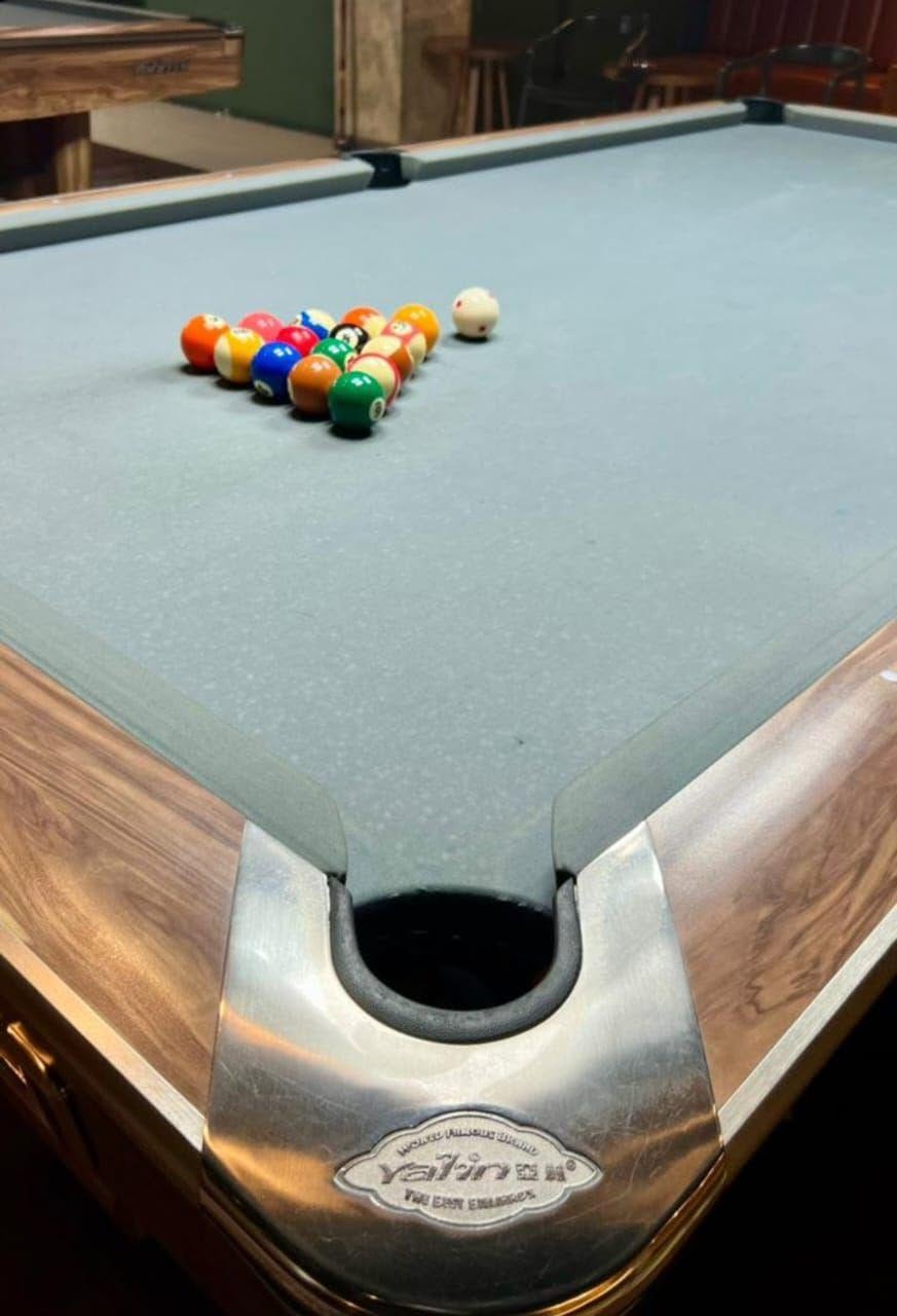 FOR SALE — MEJA BILLIARD 9 FEET, SIAP PAKAI UNTUK USAHA 🔥