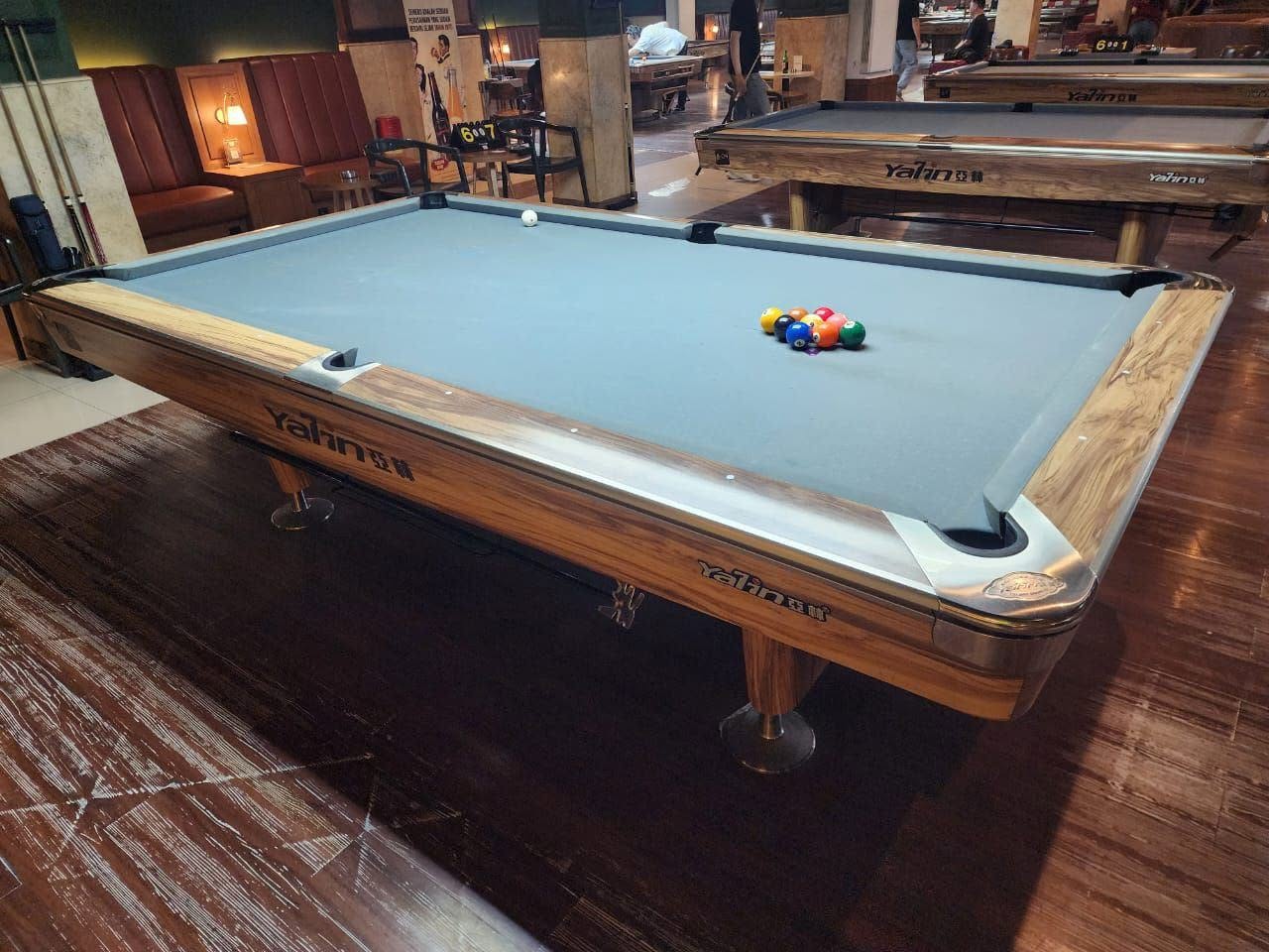FOR SALE — MEJA BILLIARD 9 FEET, SIAP PAKAI UNTUK USAHA 🔥