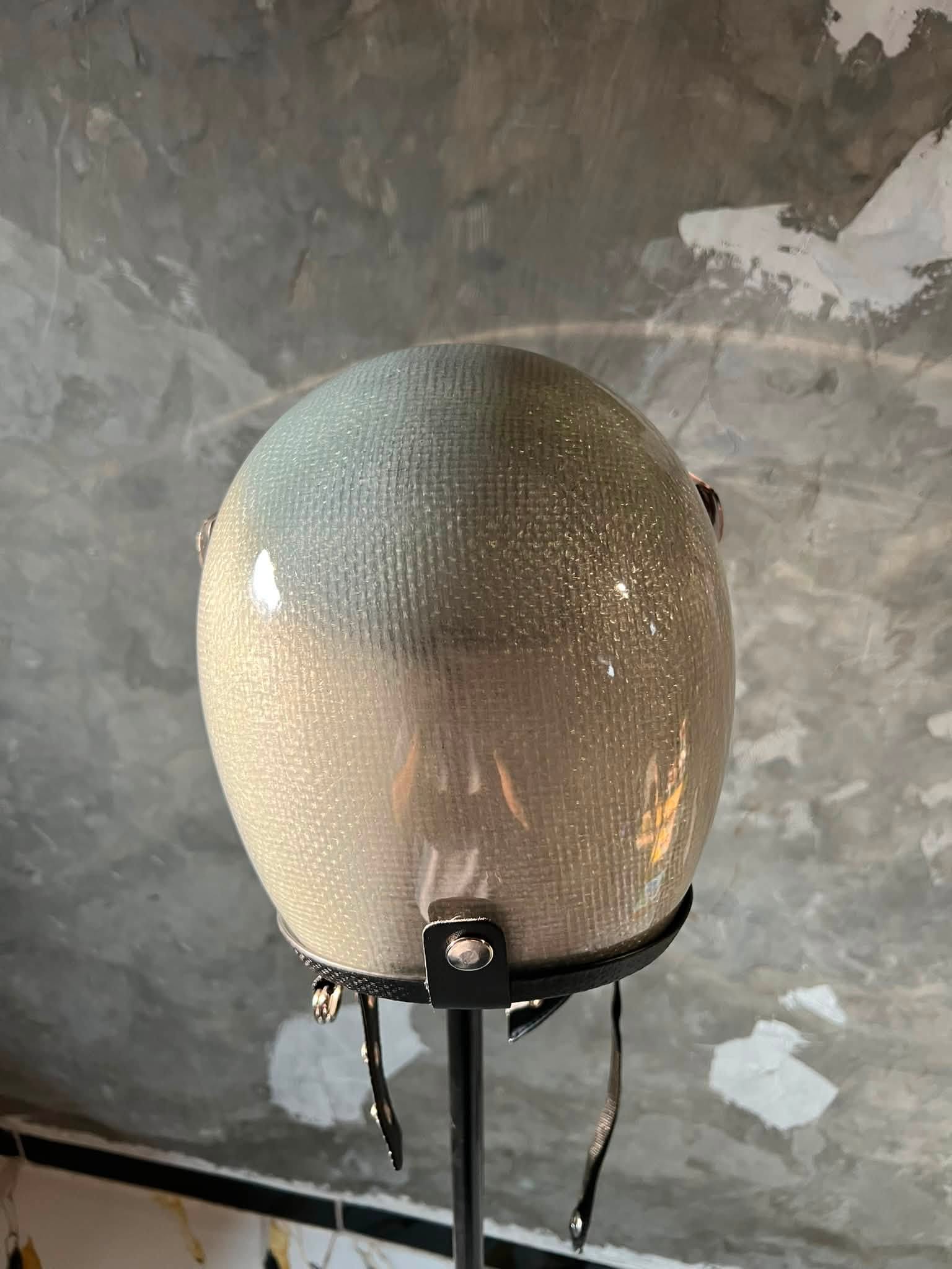 JUAL HELM SLIMHEAD RAW SILVER + BONUS VISOR 🔥