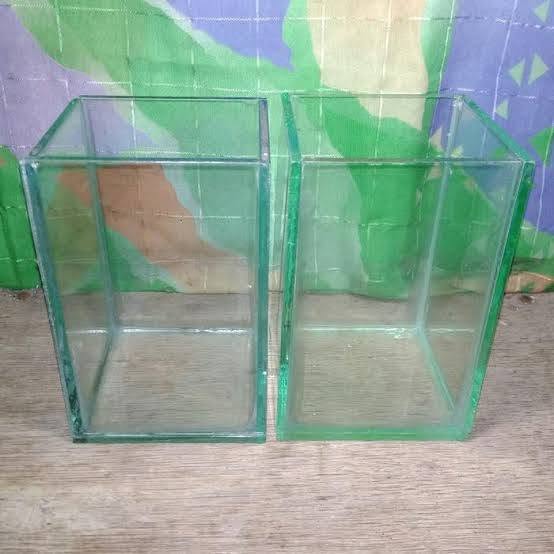 Akuarium Ikan Cupang 12×12×15 cm – Harga Hemat, Bisa Custom! 🐟✨
