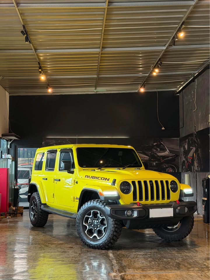 JEEP WRANGLER RUBICON JL 2.0 — YELLOW ON BLACK | LOW KM | FULL ORIGINAL