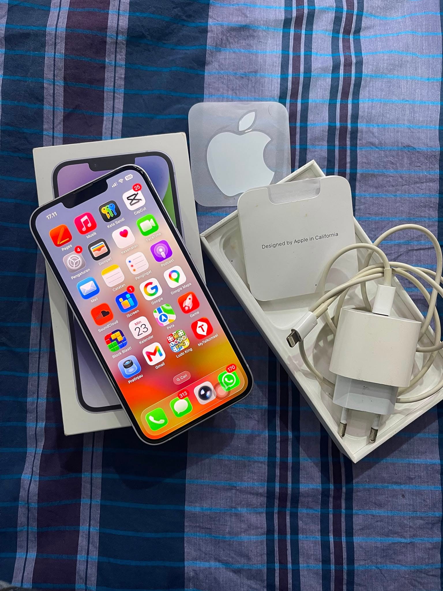 JUAL IPHONE 14 128GB – RESMI iBOX 🔥