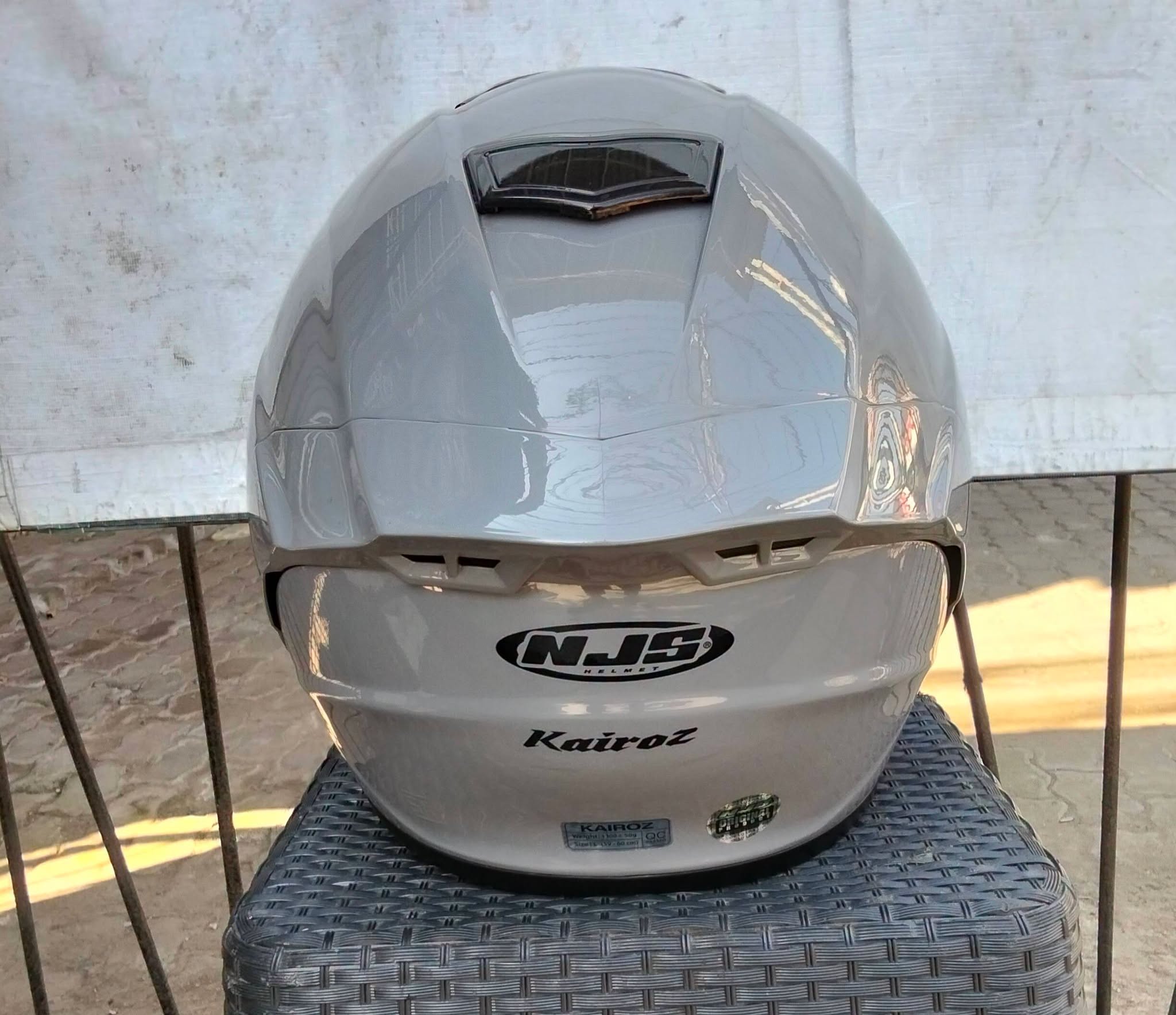 JUAL HELM ORIGINAL NJS KAIROZ – KONDISI MULUS 🔥